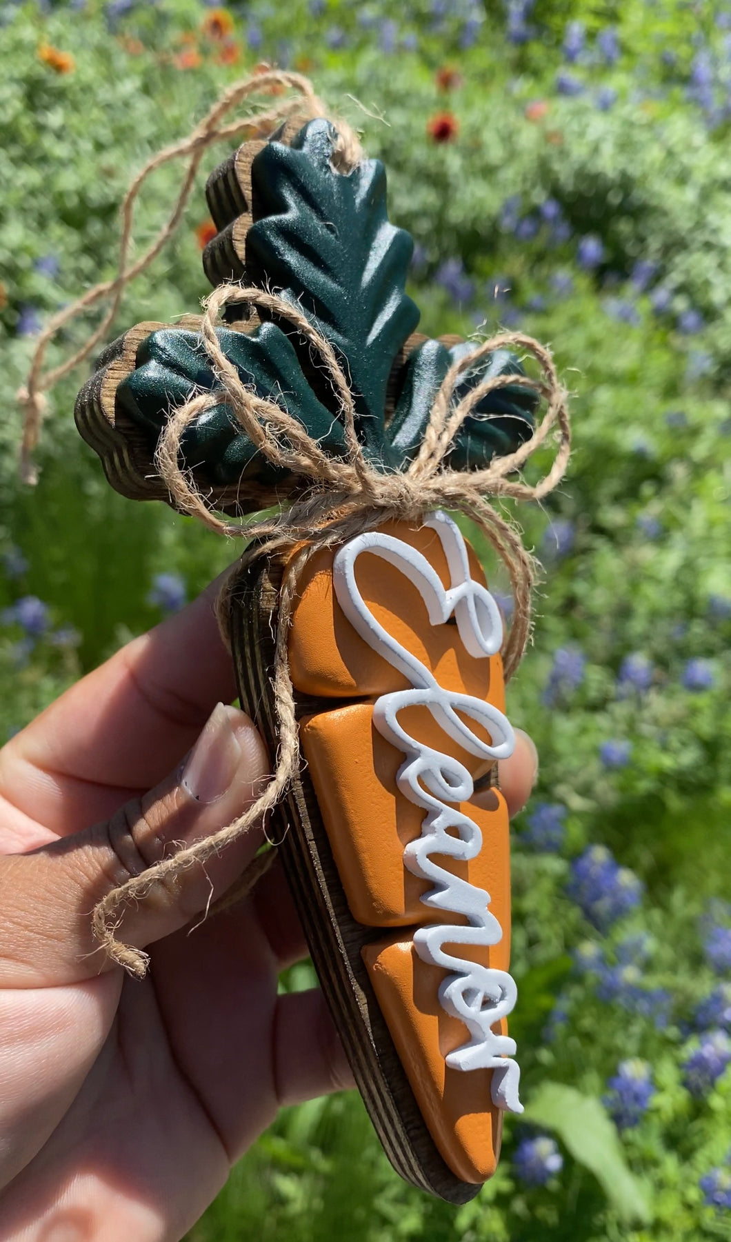 Carrot name tags