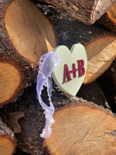 Load image into Gallery viewer, Heart with initials
