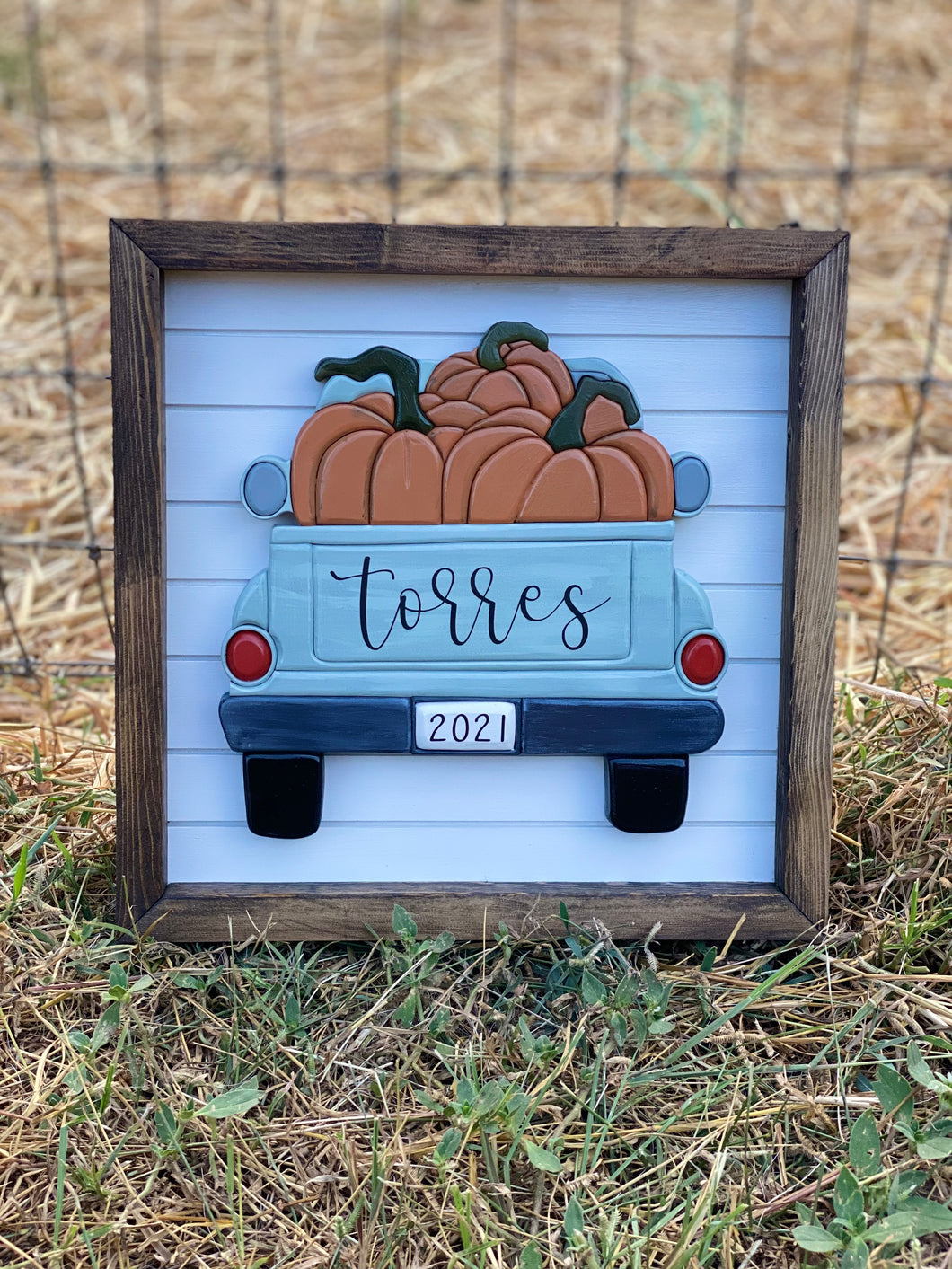 Pumpkin truck